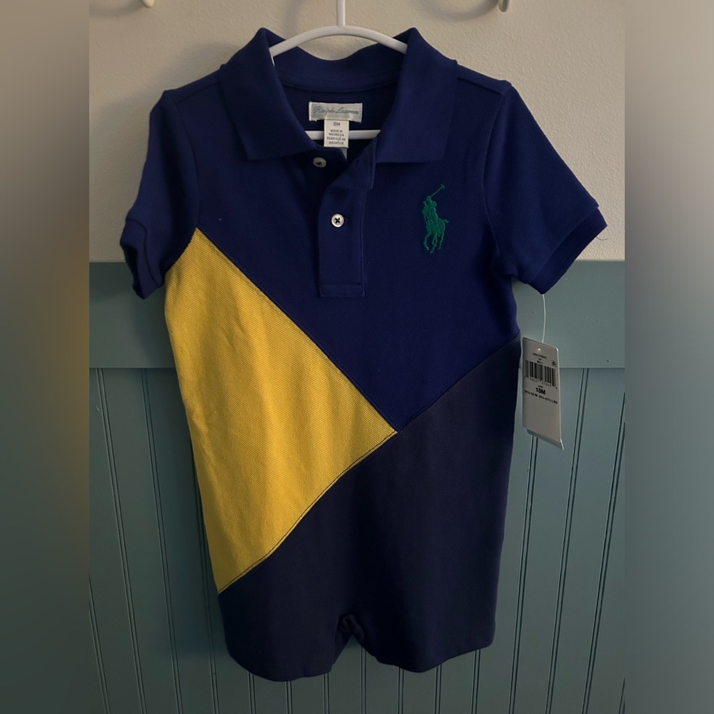 NWT Polo Ralph Lauren Shortall 18mo